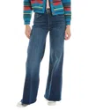 Mother The Dodger Prep Ankle Yee Haw Wide Leg Jean In Multi