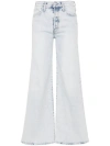 MOTHER THE TOMCAT ROLLER HIGH-RISE WIDE-LEG JEANS