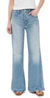 Mother Womens I Confess The Tomcat Roller Straight-leg Denim Jeans