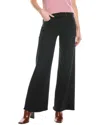 Mother The Tomcat Roller Night In Venice Wide Leg Jean In Black