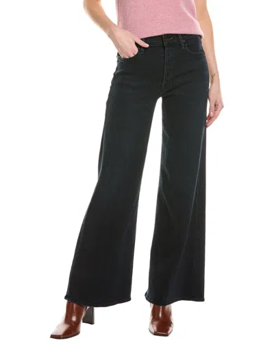 Mother The Tomcat Roller Night In Venice Wide Leg Jean In Black
