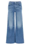 Mother The Twister Sneak Frayed Hems Flared Wide Leg Jeans