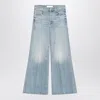 Mother The Tomcat Roller Skimp Jeans In Washed Light In Blue