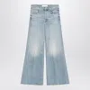 Mother The Tomcat Roller Skimp Jeans In Washed Light In Light Blue