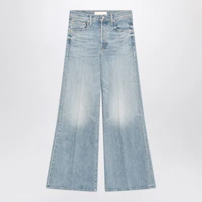 Mother The Tomcat Roller Skimp Jeans In Washed Light Blue