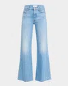 Mother The Tomcat Roller Skimp High-rise Wide-leg Jeans In Puzzled