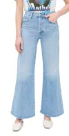 Mother The Tomcat Roller Skimp High-rise Wide-leg Jeans In Puzzled