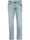 Mother The Trekker Straight-leg Jeans In Blue