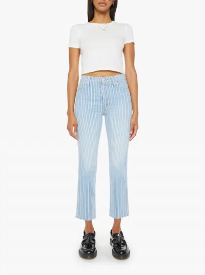 Mother The Triple Tomcat Ankle Jeans In Orange You Glad In Lined Up