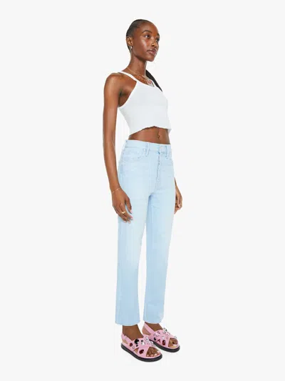 Mother The Tripper Ankle Ahead Of It's Time Jeans In Blue