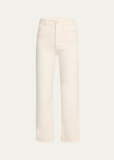 Mother The Tripper Ankle Jeans In Cream Puff