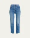Mother The Tomcat High Rise Kick Flare Jeans In Layover In Work Hard