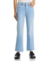 Mother The Tripper Flood Fray Jeans In Cool As A Cat