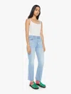 Mother The Tripper Flood Fray Look Ma, No Hands! Jeans In Multi