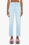 Mother The Tripper High Waist Ankle Fray Flare Jeans