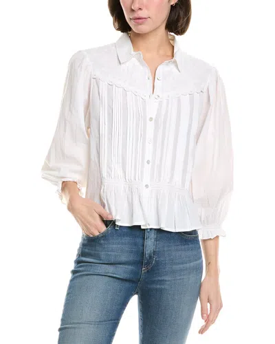 Mother The Tucks And Gathers Blouse In Multi