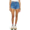 Mother The Tune Up Frayed Hem Cutoff Denim Shorts