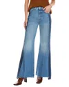 Mother The Tux Sidestepper Double Stacked Jean In Blue