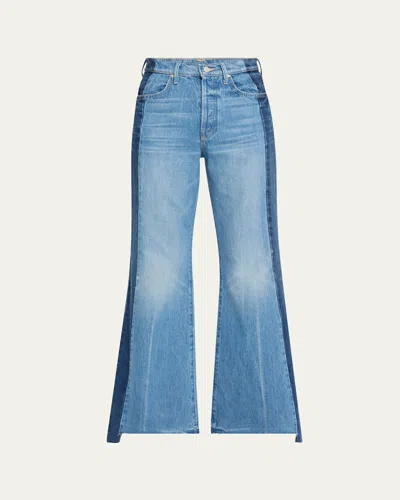 MOTHER THE TUX SIDESTEPPER SNEAK FRAY JEANS
