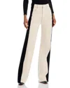 Mother The Tuxedo Maven Heel Sideswipe Pants In Sideswipe