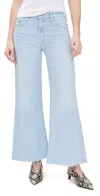 Mother The Twister High Rise Ankle Wide Leg Jeans In Cowabunga In Cowabunga