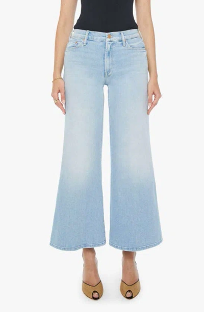 Mother The Twister Flood Ankle Flare Jeans In Blue