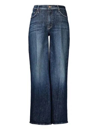 Mother The Twister Flood Jeans In Blue