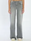 Mother The Twister Heel Denim Jeans In Gray