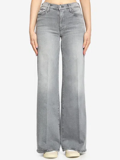 Mother The Twister Heel Denim Jeans In Gray