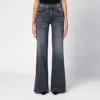 Mother The Twister Heel I Hate Snakes Jeans In Grey