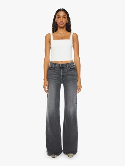 Mother The Twister Heel I Hate Snakes Jeans In Grey