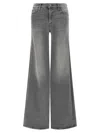 Mother The Twister Heel Denim Jeans In Black