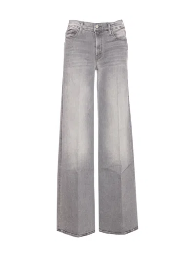 Mother The Twister Heel Jeans In Gray