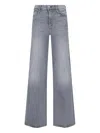 Mother The Twister Heel Jeans In Gray