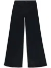 Mother Petite Lil Twister Sneak Jeans Pitch In 黑色