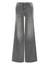 Mother The Twister Heel Denim Jeans In Gray