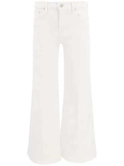 Mother The Twister Skimp Denim Jeans In White