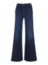 Mother The Twister Sneak Jeans In Blue