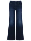 Mother The Twister Sneak Denim Jeans In Blue