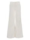 Mother The Twister Sneak Denim Jeans In White
