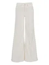 Mother The Twister Sneak Denim Jeans In White