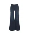 Mother 'the Twister Sneak' Flared Jeans In Blue