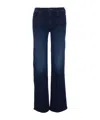 Mother The Twister Sneak Wide-leg Mid-rise Jeans