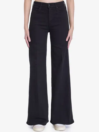 Mother The Twister Sneak Jeans In Black