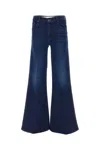 Mother The Twister Sneak Denim Jeans In Blue