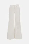 Mother The Twister Sneak Denim Jeans In White