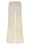 Mother The Twister Sneak Pants In Neutral