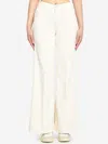 Mother The Twister Sneak Pants In White