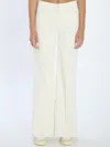 Mother The Twister Sneak Pants In White
