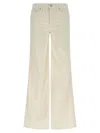 Mother 'the Twister Sneak' Pants In White